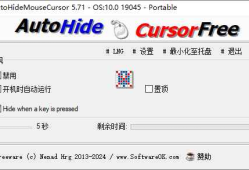 AutoHideMouseCursor 自动隐藏鼠标指针 v5.77 便携版