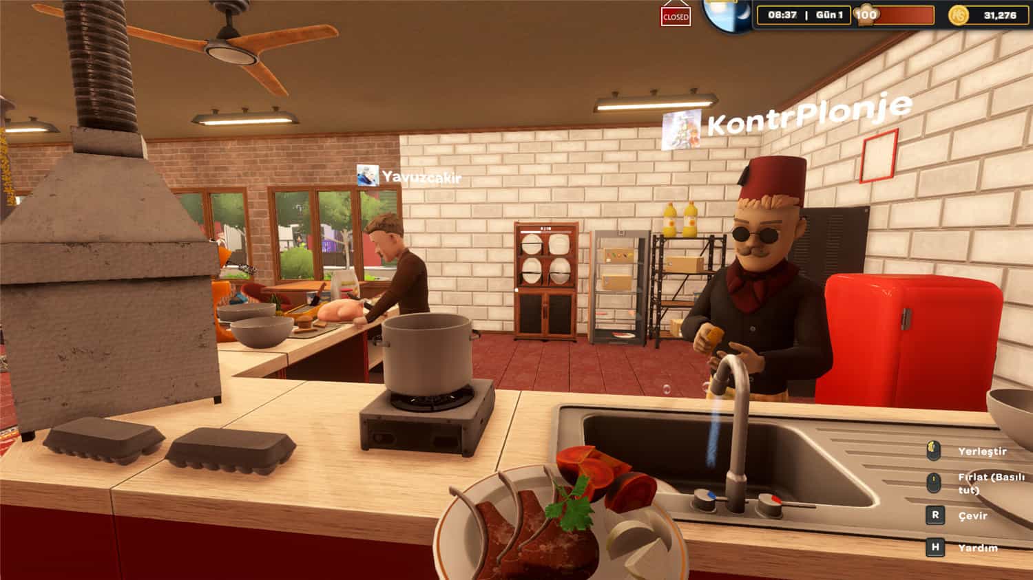 烤肉串模拟器/Kebab Chefs! - Restaurant Simulator/支持网络联机  第3张
