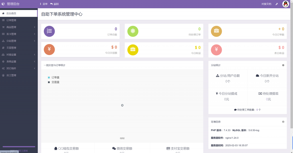彩虹云商城二开仿鲸发卡模版源码  第1张