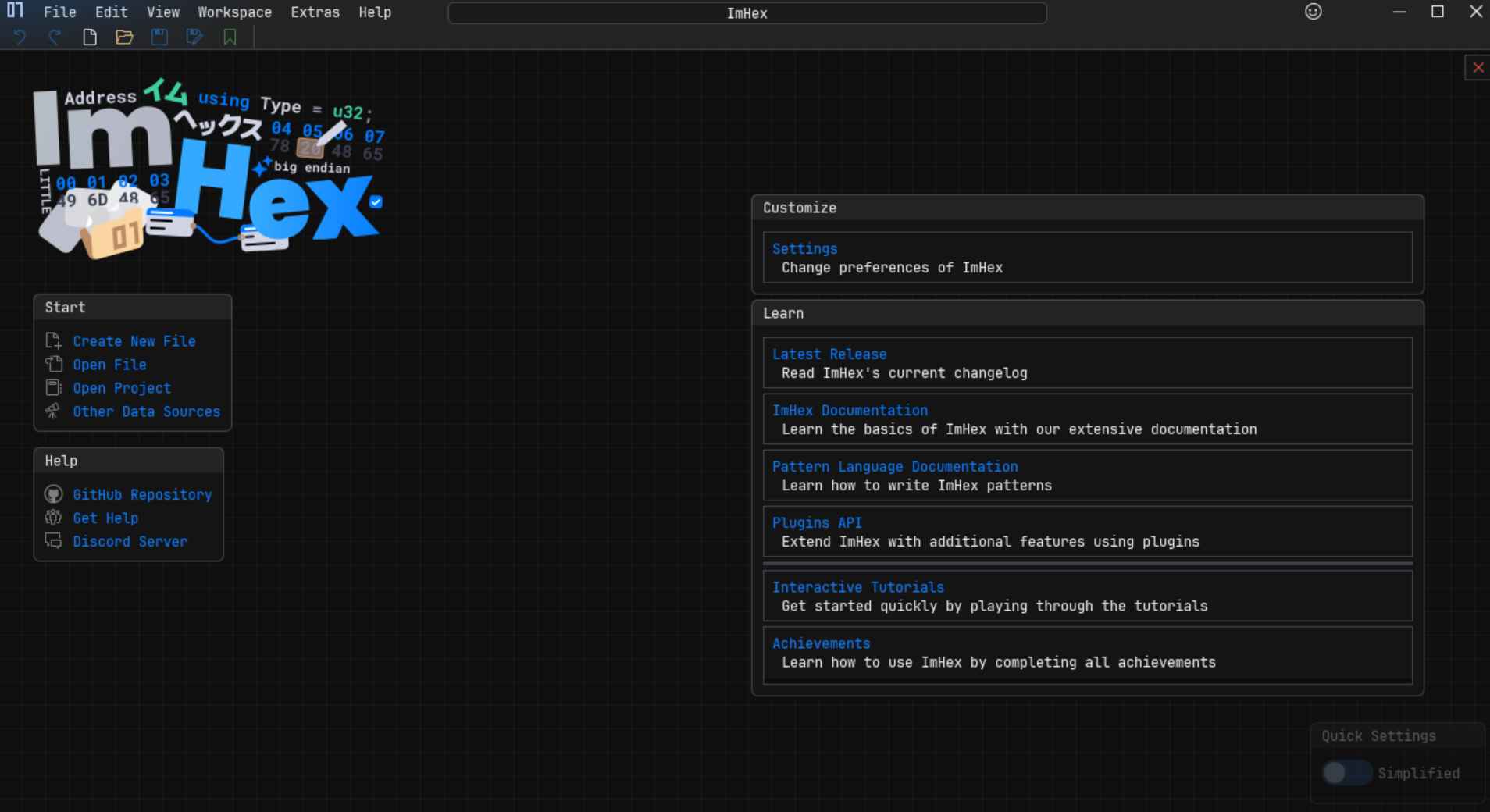 ImHex(十六进制编辑器) v1.38.0 多语便携版 第1张 ImHex(十六进制编辑器) v1.38.0 多语便携版 第1张