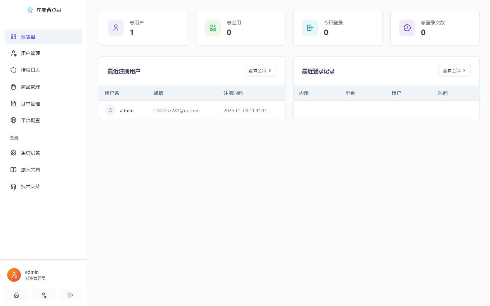 聚合登录系统源码  第3张