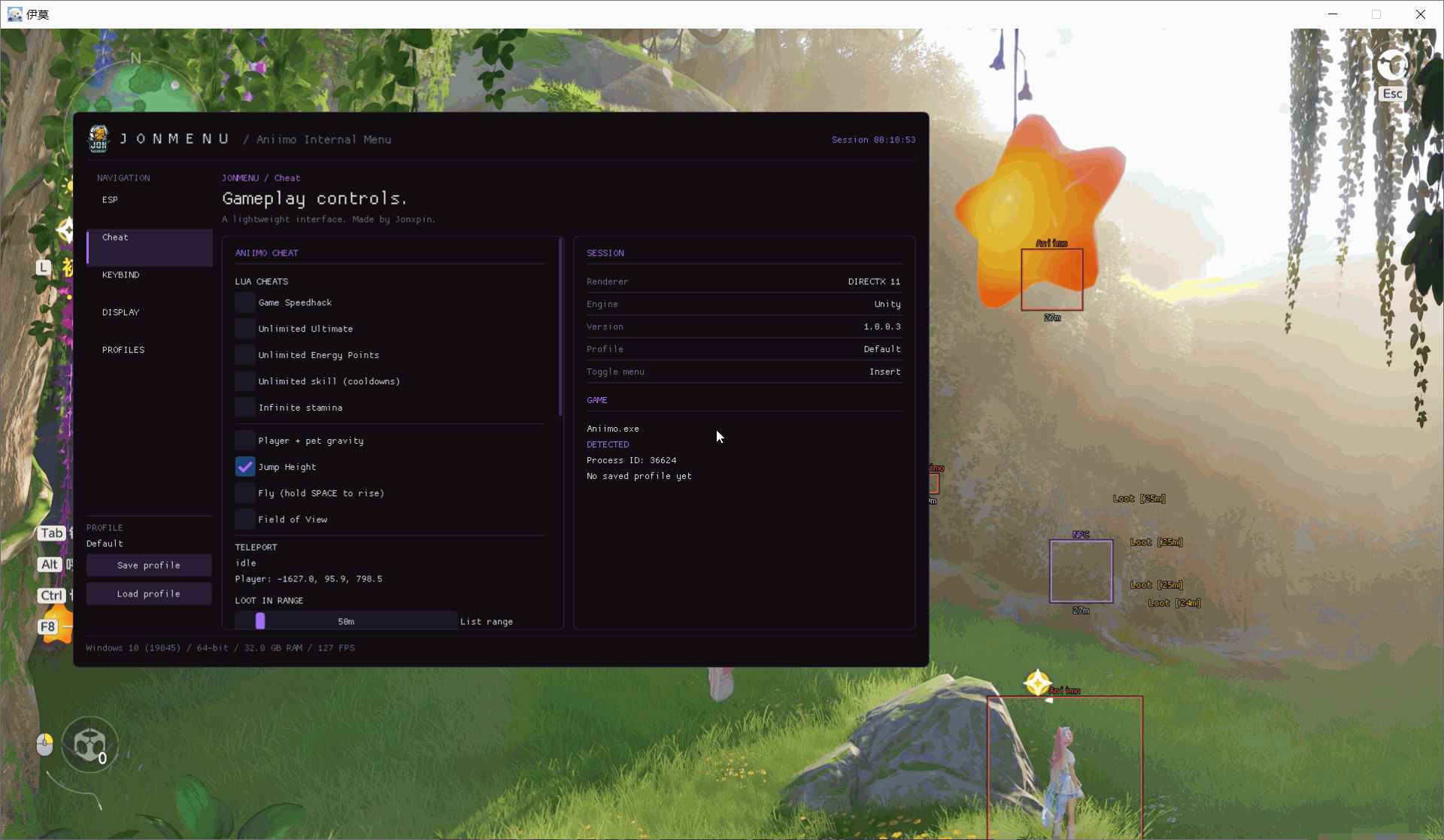 伊莫JonMenu多功能辅助1.0.0.5国际服/Steam 第1张 伊莫JonMenu多功能辅助1.0.0.5国际服/Steam 第1张
